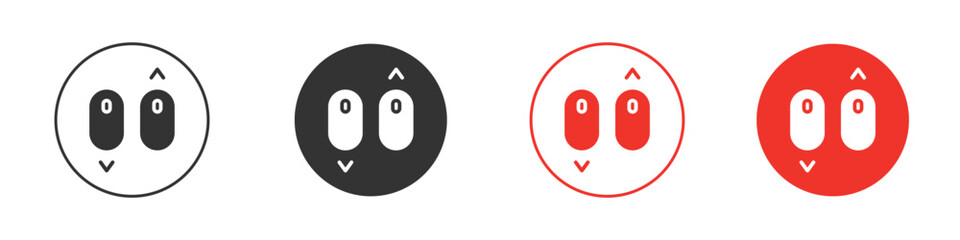 Scroll down up icon