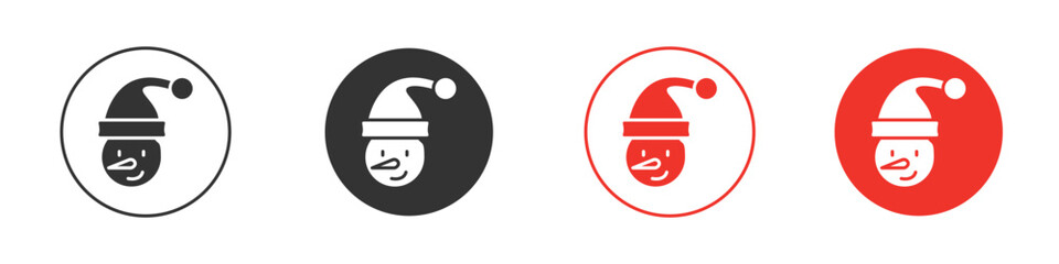 Snowman head icon