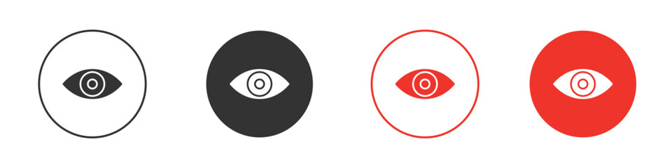 Visible icon for logo, vector sign symbol for design