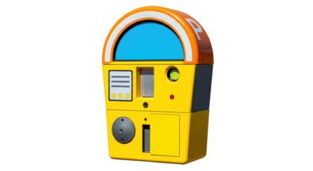 Isolated Parking Meter