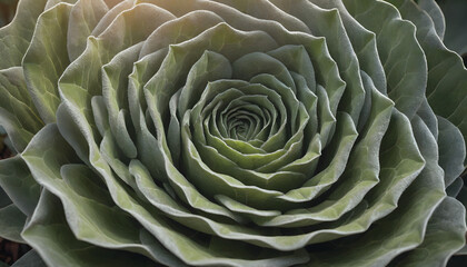 Fototapeta premium close up of a cabbage