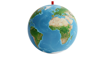 Isolated Hanging Globe