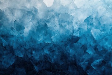 Obraz premium Abstract blue gradient texture, painted stucco with a rough surface effect. Ideal backdrop, adding depth to designs for various creative projects.