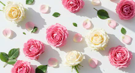 roses seamless pattern