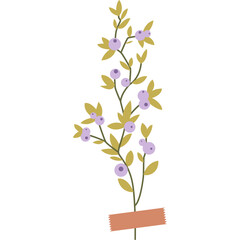Flower Tape Illustration