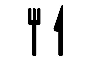 Fork and knife icon vector eps