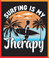 SURFING SUMMER VECTOR DESIGN, SURFING , VECTOR 