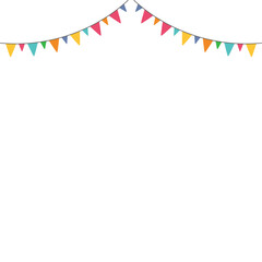 Party Flag Illustration