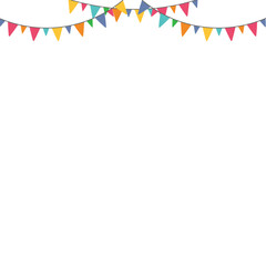 Party Flag Illustration