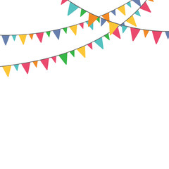 Obraz premium Party Flag Illustration