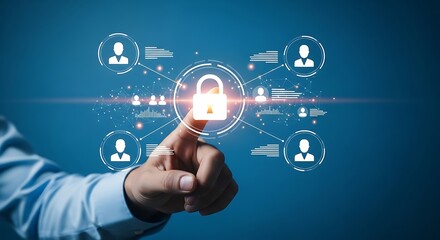 Hand selecting digital security network protection