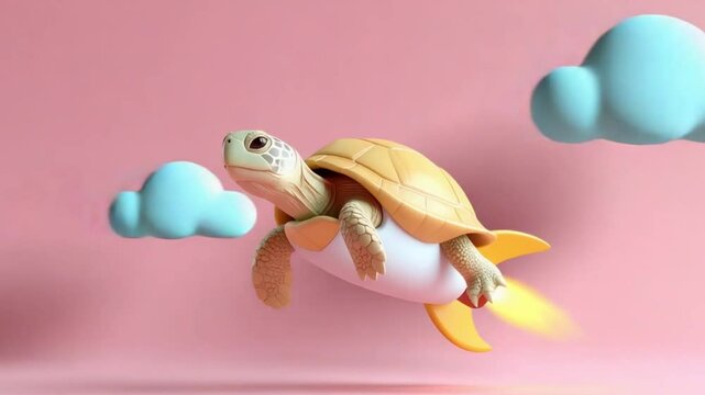 Rocket Turtle in 4K