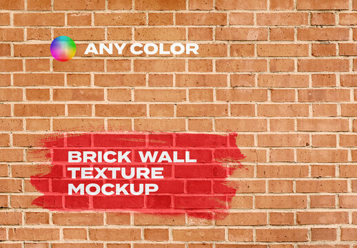 Brick Mockup Template Wall Outdoor Street Indoor Overlay Texture Pack Effect Surface