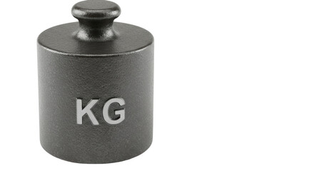 Isolated Kilogram Weight