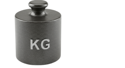 Isolated Kilogram Weight