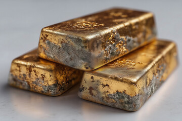 Gold Bars. Gold Bullion Bars