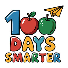 100 Days of Learning Celebration Shirt Fun and Colorful 100th Day of School Design for Students and Teachers