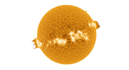 Isolated Image of the Sun