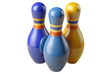 Naklejka premium Bowling Pins