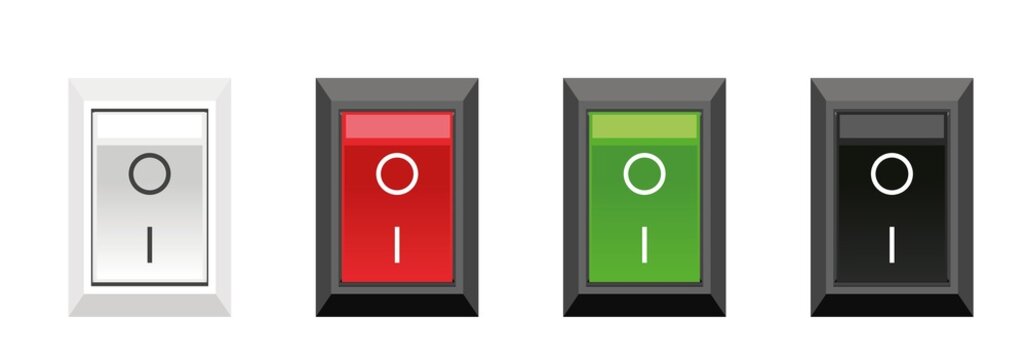 Interruptor, chave gangorra, liga desliga, eletr&ocirc;nica 