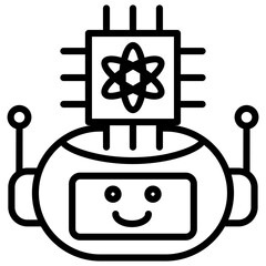 Artificial Intelligence Line Icon