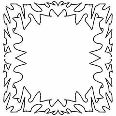 Obraz premium Neo Tribal frame vector design 