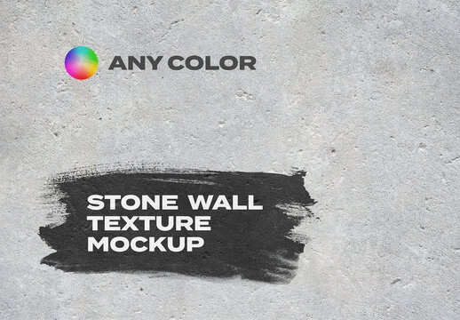 Stone Mockup Template Wall Outdoor Street Indoor Overlay Texture Pack Effect Surface
