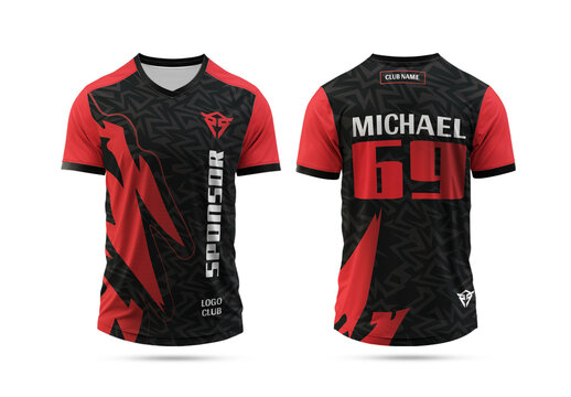 Modern Team Jersey Design Layout For Sports