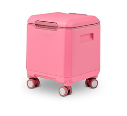 Collection of handheld Pink Color  Refrigerator isolated on PNG Transparent background. Cut-Out Clipping Path With Adobe Photoshop Pen Tool . PNG Transparent Ice box .