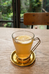 cinqのジンジャーホットレモネード