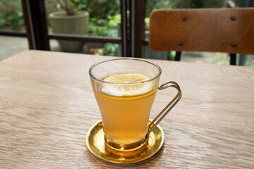 cinqのジンジャーホットレモネード