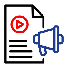 content marketing icon