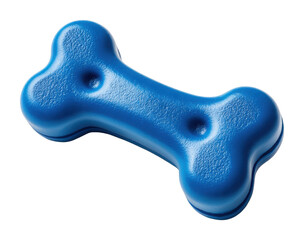 Dog toy blue bone home product pet care essentials isolated on transparent background