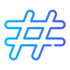 Obraz premium hashtag campaign icon