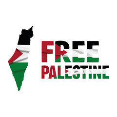 Free Palestine Grunge T-Shirt with Dripping Blood Effect Over Flag Silhouette Diastressed Political Protest Graphic Tee for Activists