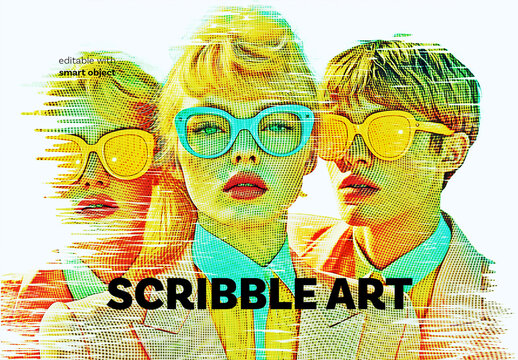 Scribble Photo Effect