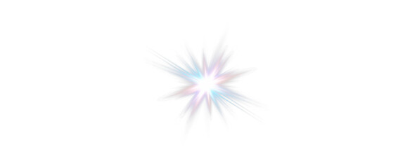 Starlighting glow with gleam and sunlight burst effect in hot yellow summer light halo flash...