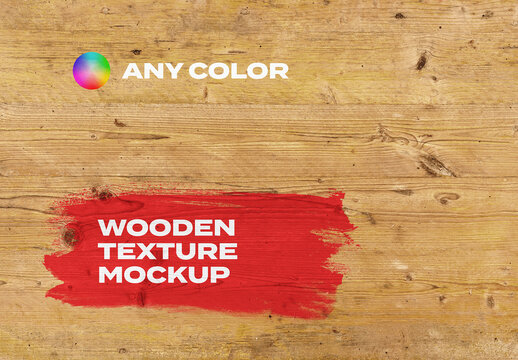Wooden Mockup Template Wall Outdoor Street Indoor Overlay Texture Pack Effect Surface