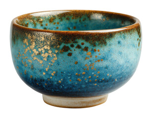 Artisanal ceramic bowl artisan creative environment unique design isolated on transparent background