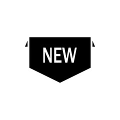 New label icon. Flat vector related icon for web and mobile applications.