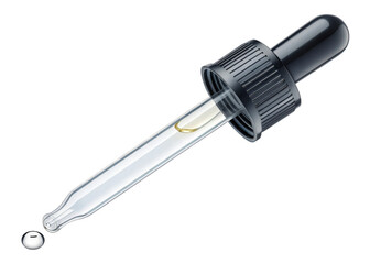  Dropper isolated on transparent background.