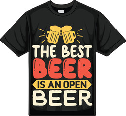 The best beer design tshirt vector illustration file