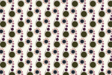 Seamless Traditional Slipper Pattern Design Elegant Cultural Textile Background