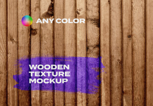 Wooden Mockup Template Wall Outdoor Street Indoor Overlay Texture Pack Effect Surface