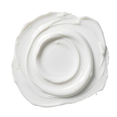 cream smears realistic white cosmetic gel creamy toothpaste blobs isolated on transparent background