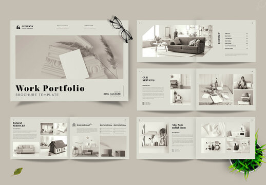 Vantage Modern Realestate Brochure Layout