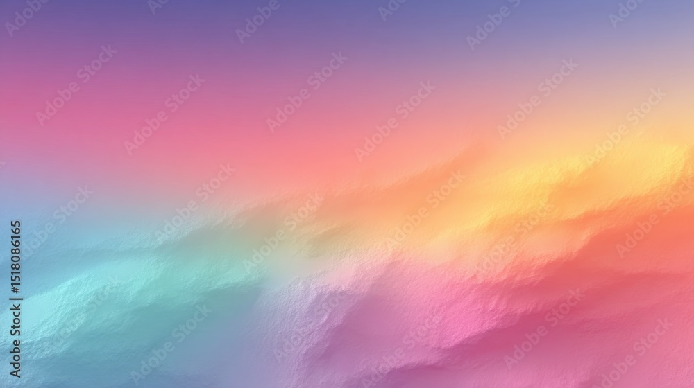 Poster Soft Pastel Gradient Warms the Horizon, Creating a Calming Atmosphere With Gentle Color Transitions and Minimal Texture, Inviting Tranquility and Creativity in Every Glance