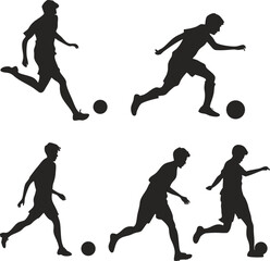 silhouette football style illustration