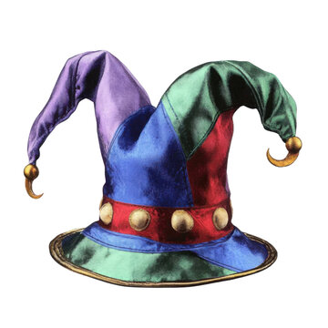 recommend clip art: jester hat on transparent background
