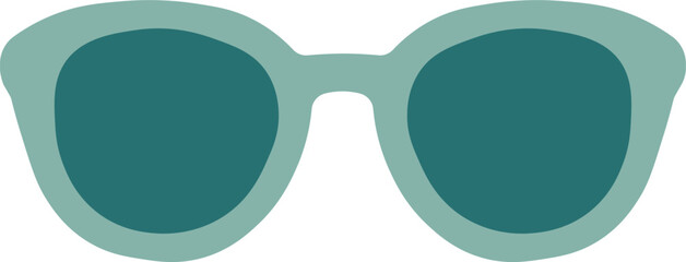 Flat Vector Sunglasses Icon – Modern Style